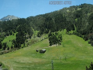 Mountains and valleys in Andorra