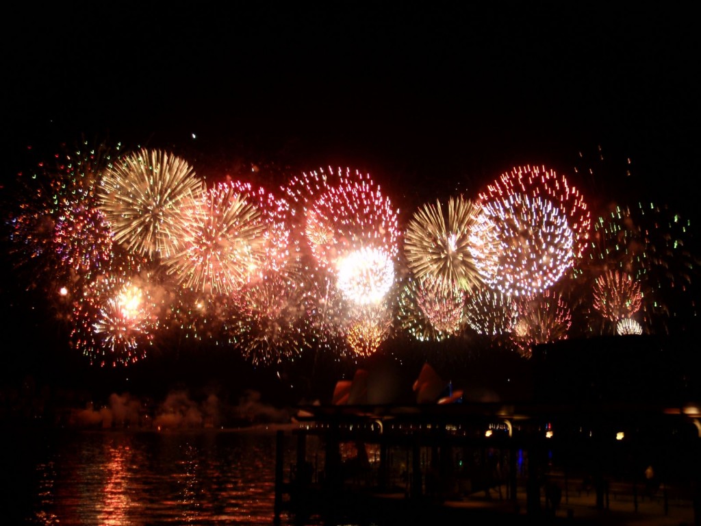 Australian Idol Firework ay Sydney Opera House