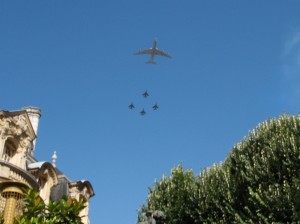Bastille Parade - air show Bastille Parade - air show
