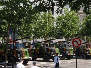 Bastille Parade - artillery Bastille Parade - artillery