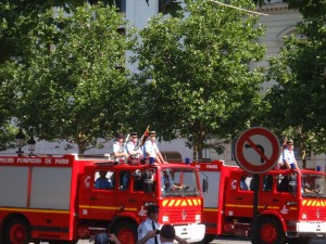 Bastille Parade - fire trucks Bastille Parade - fire trucks
