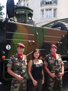 Bastille Parade - trucks after parade