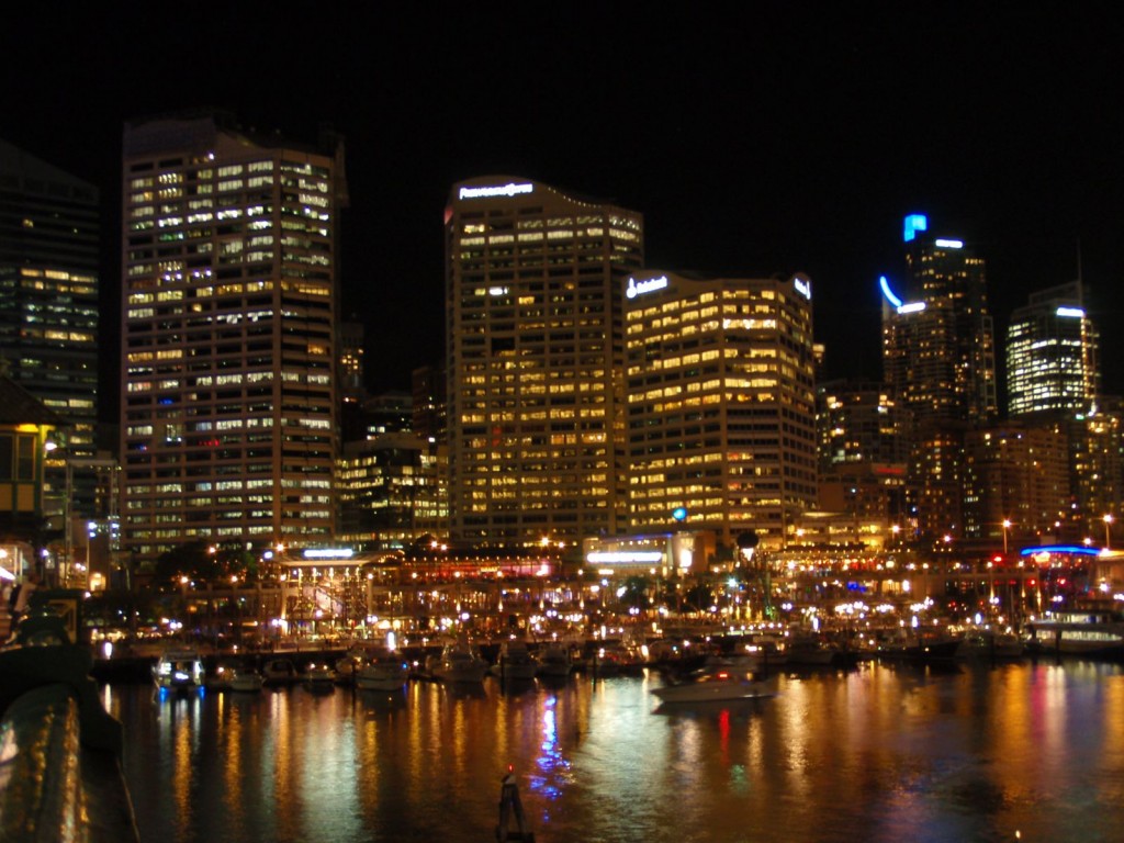 Downtown Sydney from Darling Harbour