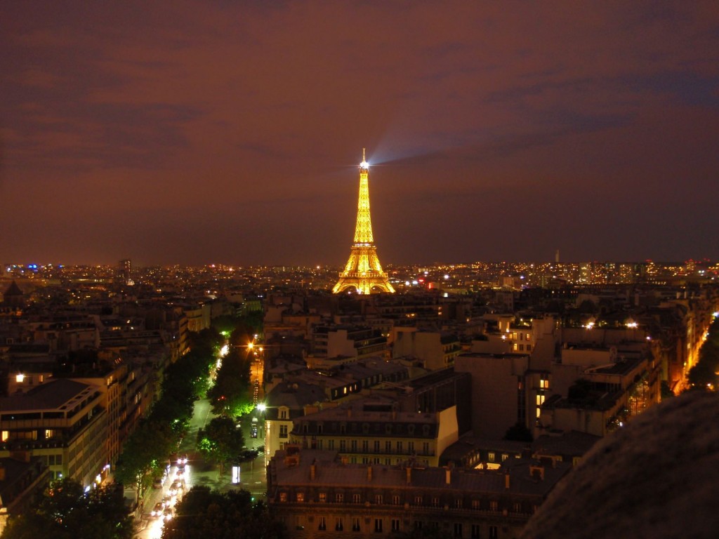 Eiffel Tower from Arc de Triomphe