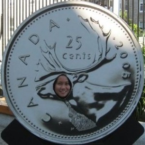 25 cents Canadian coin 25 cents Canadian coin