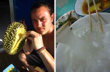 Migrationology - Top 3 Food - Durian and Ambuyat