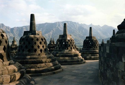 Borobudur Temple, Java, Indonesia. (Photo from WikimediaCommons)