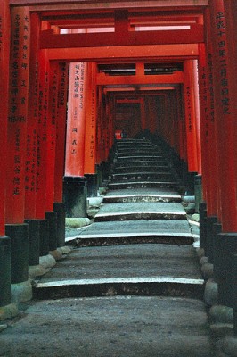 Fushimi Inari Temple, Kyoto, Japan. Â© Over Yonderlust.