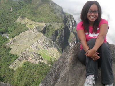 Teresa in Maccu Picchu - Peru Teresa in Maccu Picchu, Peru. © Art of Backpacking.