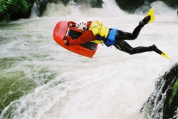 Kaitiaki sledger jumping. @ The professional Hobo