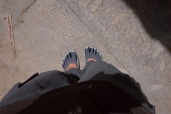 Wearing my Vibram FiveFingers in Udaipur, India. Â© Raam Dev