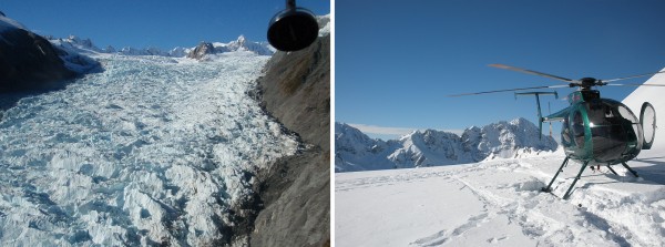 Fox Glacier and the Southern Alps