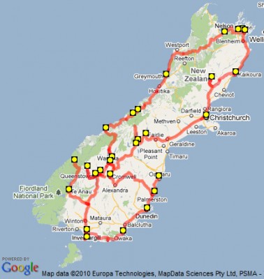 Our 2 weeks South Island itinerary