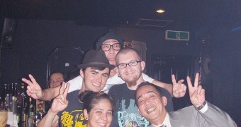 Crazy night with the locals in Osaka. © Over Yonderlust