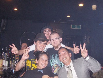 Crazy night with the locals in Osaka. Â© Over Yonderlust