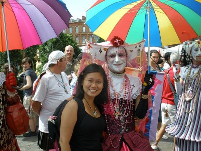 Pride parade in Toulouse Pride parade in Toulouse