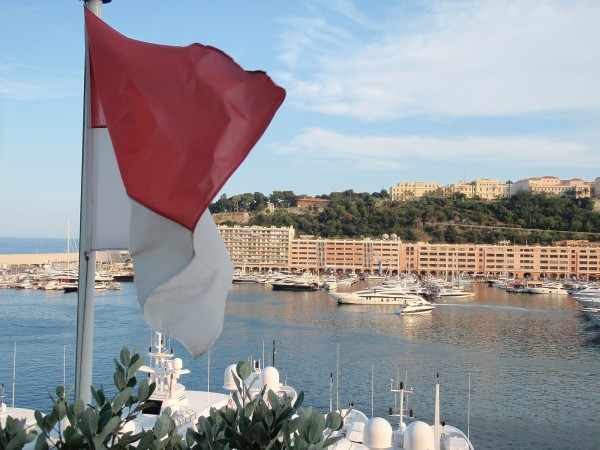 Monaco flag Monaco flag