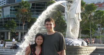 Traveling Game: 26 Cities A to Z Challenge Singapore Merlion