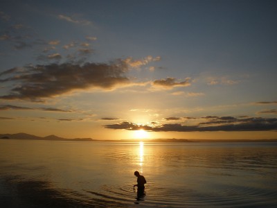 Sunset at Lake Taupo