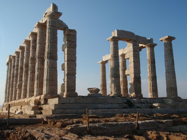 Temple of Poseidon at Sounion Greece