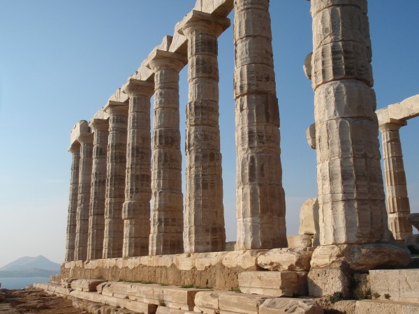 Temple of Poseidon at Sounion Greece