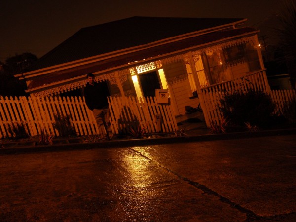 The world steepest residential street, Baldwin Street in Dunedin, New Zealand