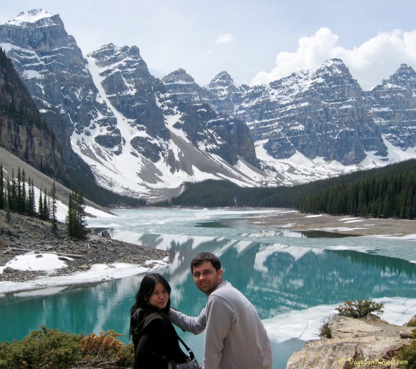 Canada Alberta Banff - Valley of the Ten Peaks - Canadian Rockies - Moraine Lake VQ Valley of the Ten Peaks - Canadian Rockies