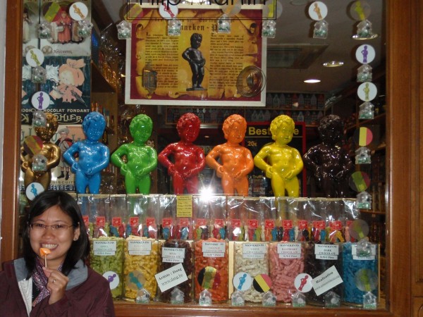 Manneken Pis chocolate, Brussels