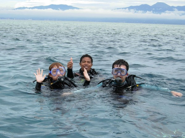 SCUBA diving at Bunaken's underwater paradise