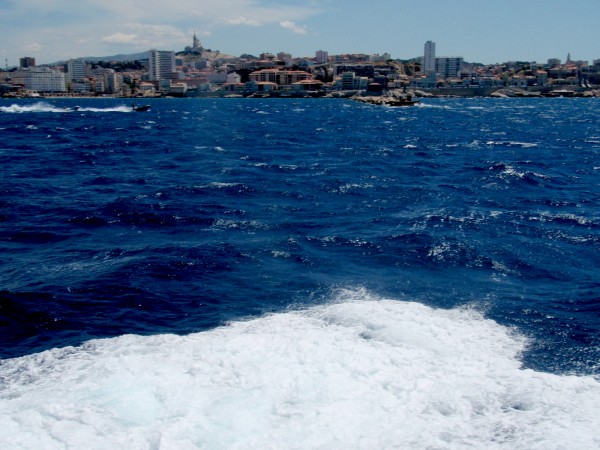 Marseille as seen from the water Marseille as seen from the water