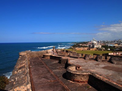 Castillo San Cristobal in Old San Juan, Puerto Rico