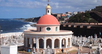 Two days in historical Old San Juan, Puerto Rico Santa Maria Magdalena de Pazzis Cemetery in Old San Juan, Puerto Rico