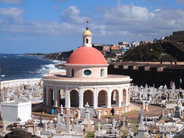 Santa Maria Magdalena de Pazzis Cemetery in Old San Juan, Puerto Rico