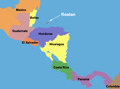 Where is Belize on a map of Central America?