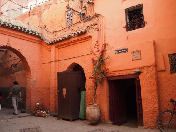 Typical houses in Medina Quarter of Marrakech, Morocco