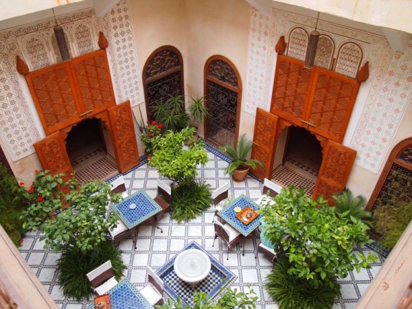 Inside a Riad - Red City Marrakech, Morocco