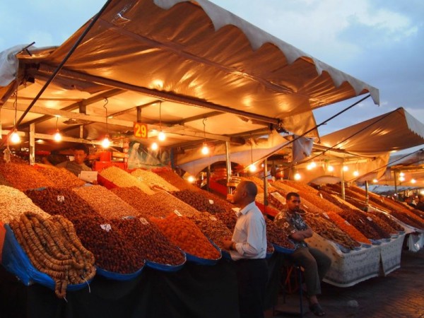 Vendor at Jemaa el-Fnaa - Medina Quarter of Marrakech, Morocco