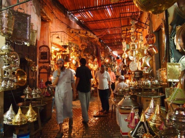 The Souk of Medina Quarter of Marrakech, Morocco