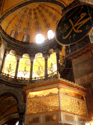 Inside Hagia Sophia (Istanbul, Turkey)