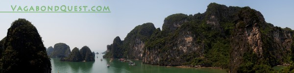 Halong Bay, view from Sung Sot/Surprise Cave