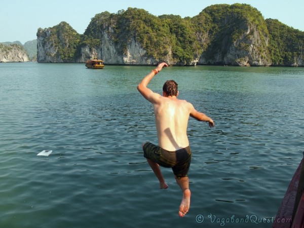 Halong Bay jump