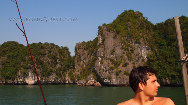 Ryan at Halong Bay