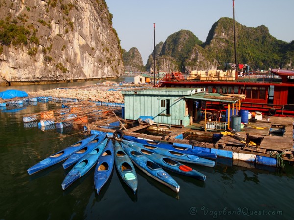 Kayak in Halong Bay