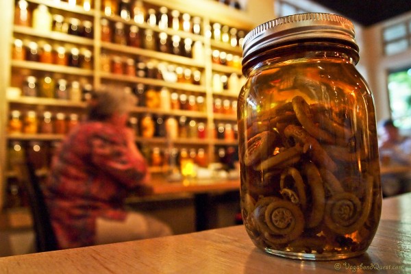 Canada BC Whistler - Alta Bistro - fiddlehead pickles