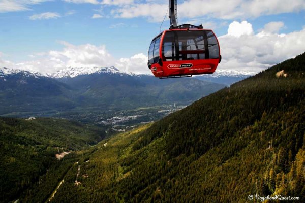 Canada BC Whistler Peak 2 Peak Gondola